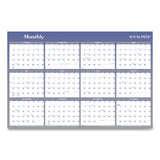 AT-A-GLANCE® Vertical/Horizontal Erasable Quarterly/Monthly Wall Planner, 24 x 36, White/Blue Sheets, 12-Month (Jan to Dec): 2026 (AAGA1102) Each