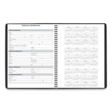 AT-A-GLANCE® Weekly Appointment Book, 11 x 8.25, Black Cover, 14-Month: July 2025 to Aug 2026 (AAG7095705) Each