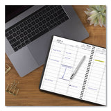 AT-A-GLANCE® Weekly Appointment Book, 11 x 8.25, Black Cover, 14-Month: July 2025 to Aug 2026 (AAG7095705) Each