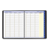 AT-A-GLANCE® QuickNotes Weekly Vertical-Column Format Appointment Book, 11 x 8.25, Black Cover, 12-Month (Jan to Dec): 2026 (AAG7695005) Each