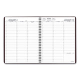 AT-A-GLANCE® Weekly Appointment Book, 11 x 8.25, Winestone Cover, 13-Month: Jan 2026 to Jan 2027 (AAG7095050) Each