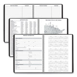 AT-A-GLANCE® Weekly Appointment Book, 11 x 8.25, Black Cover, 14-Month: July 2025 to Aug 2026 (AAG7095705) Each