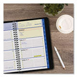 AT-A-GLANCE® QuickNotes Weekly Block Format Appointment Book, 8.5 x 5.5, Black Cover, 12-Month (Jan to Dec): 2026 (AAG760205) Each