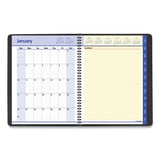 AT-A-GLANCE® QuickNotes Weekly Vertical-Column Format Appointment Book, 11 x 8.25, Black Cover, 12-Month (Jan to Dec): 2026 (AAG7695005) Each
