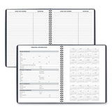AT-A-GLANCE® Weekly Appointment Book, 11 x 8.25, Navy Cover, 13-Month: Jan 2026 to Jan 2027 (AAG7095020) Each