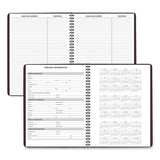AT-A-GLANCE® Weekly Appointment Book, 11 x 8.25, Winestone Cover, 13-Month: Jan 2026 to Jan 2027 (AAG7095050) Each