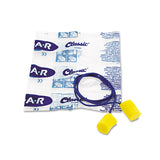 3M™ E-A-R Classic Earplugs, Corded, PVC Foam, Yellow, 200 Pairs/Box (MMM3111101) Box of 200
