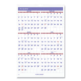 AT-A-GLANCE® Monthly Wall Calendar with Ruled Daily Blocks, 15.5 x 22.75, White Sheets, 12-Month (Jan to Dec): 2026 (AAGPM328) Each