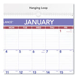 AT-A-GLANCE® Monthly Wall Calendar with Ruled Daily Blocks, 15.5 x 22.75, White Sheets, 12-Month (Jan to Dec): 2026 (AAGPM328) Each