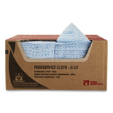 WypAll® Foodservice Cloths, 12.5 x 23.5, Blue, 200/Carton (KCC51636) Case of 200