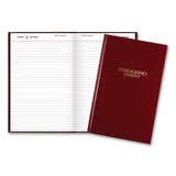 AT-A-GLANCE® Standard Diary Daily Diary, 2026 Edition, Wide/Legal Rule, Red Cover, (200) 12 x 7.75 Sheets (AAGSD37613) Each