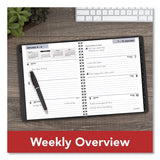 AT-A-GLANCE® DayMinder Executive Weekly/Monthly Refillable Planner, 8.75 x 7, Black Cover, 12-Month (Jan to Dec): 2026 (AAGG54500) Each