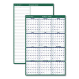 AT-A-GLANCE® Vertical Erasable Wall Planner, 32 x 48, White/Green Sheets, 12-Month (Jan to Dec): 2026 (AAGPM31028) Each