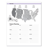 House of Doolittle™ Recycled Wild Flower Weekly/Monthly Planner, Wild Flowers Artwork, 9 x 7, Gray/White/Purple Cover, 12-Month (Jan-Dec): 2026 (HOD295674) Each
