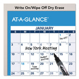 AT-A-GLANCE® Horizontal Reversible/Erasable Wall Planner, 48 x 32, White/Blue Sheets, 12-Month (Jan to Dec): 2026 (AAGPM30028) Each