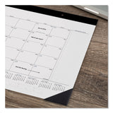 AT-A-GLANCE® Contemporary Monthly Desk Pad, 22 x 17, White Sheets, Black Binding/Corners,12-Month (Jan to Dec): 2026 (AAGSK24X00) Each