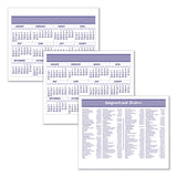 AT-A-GLANCE® Flip-A-Week Desk Calendar and Base, 7 x 5.5, White Sheets, 12-Month (Jan to Dec): 2026 (AAGSW700X00) Each