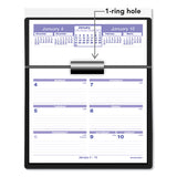 AT-A-GLANCE® Flip-A-Week Desk Calendar and Base, 7 x 5.5, White Sheets, 12-Month (Jan to Dec): 2026 (AAGSW700X00) Each