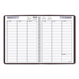 AT-A-GLANCE® DayMinder Weekly Appointment Book, Vertical-Column Format, 11 x 8, Burgundy Cover, 12-Month (Jan to Dec): 2026 (AAGG52014) Each