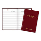 AT-A-GLANCE® Standard Diary Daily Reminder Book, 2026 Edition, Medium/College Rule, Red Cover, (201) 7.5 x 5 Sheets (AAGSD38713) Each