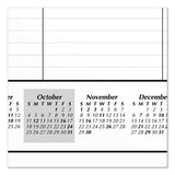 AT-A-GLANCE® Academic Year Ruled Desk Pad, 21.75 x 17, White Sheets, Black Binding, Black Corners, 16-Month: Sept 2025 to Dec 2026 (AAGSK241600) Each