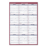AT-A-GLANCE® Vertical/Horizontal Wall Calendar, 24 x 36, White/Blue/Red Sheets, 12-Month (Jan to Dec): 2026 (AAGPM21228) Each