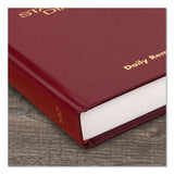 AT-A-GLANCE® Standard Diary Daily Reminder Book, 2026 Edition, Medium/College Rule, Red Cover, (201) 7.5 x 5 Sheets (AAGSD38713) Each