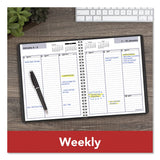 AT-A-GLANCE® DayMinder Weekly Planner, Vertical-Column Format, 8.75 x 7, Black Cover, 12-Month (Jan to Dec): 2026 (AAGG59000) Each