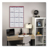 AT-A-GLANCE® Vertical/Horizontal Wall Calendar, 24 x 36, White/Blue/Red Sheets, 12-Month (Jan to Dec): 2026 (AAGPM21228) Each