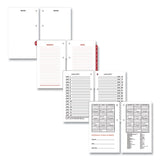 AT-A-GLANCE® Two-Color Desk Calendar Refill, 3.5 x 6, White Sheets, 12-Month (Jan to Dec): 2026 (AAGE01750) Each