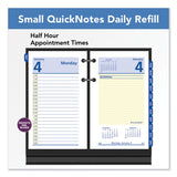 AT-A-GLANCE® QuickNotes Desk Calendar Refill, 3.5 x 6, White/Yellow/Blue Sheets, 12-Month (Jan to Dec): 2026 (AAGE51750) Each