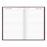 AT-A-GLANCE® Standard Diary Daily Diary, 2026 Edition, Wide/Legal Rule, Red Cover, (200) 12 x 7.75 Sheets (AAGSD37613) Each