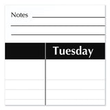 AT-A-GLANCE® Academic Year Ruled Desk Pad, 21.75 x 17, White Sheets, Black Binding, Black Corners, 16-Month: Sept 2025 to Dec 2026 (AAGSK241600) Each
