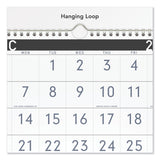 AT-A-GLANCE® Three-Month Reference Wall Calendar, Contemporary Artwork/Formatting, 12 x 27, White Sheets, 15-Month: Dec 2025 to Feb 2027 (AAGPM11X28) Each