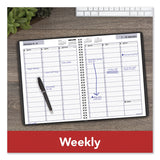 AT-A-GLANCE® DayMinder Weekly Appointment Book, Vertical-Column Format, 11 x 8, Black Cover, 12-Month (Jan to Dec): 2026 (AAGG52000) Each