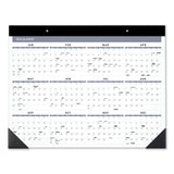 AT-A-GLANCE® Contemporary Monthly Desk Pad, 22 x 17, White Sheets, Black Binding/Corners,12-Month (Jan to Dec): 2026 (AAGSK24X00) Each