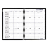 AT-A-GLANCE® DayMinder Hard-Cover Monthly Planner, Ruled Blocks, 11.75 x 8, Black Cover, 14-Month: Dec 2025 to Jan 2027 (AAGG470H00) Each