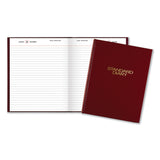 AT-A-GLANCE® Standard Diary Daily Diary, 2026 Edition, Medium/College Rule, Red Cover, (200) 9.5 x 7.5 Sheets (AAGSD37413) Each