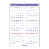 AT-A-GLANCE® Three-Month Wall Calendar, 15.5 x 22.75, White Sheets, 12-Month (Jan to Dec): 2026 (AAGPM628) Each
