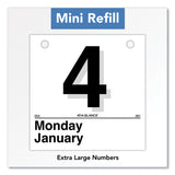 AT-A-GLANCE® Today Is Daily Wall Calendar Refill, 6 x 6, White Sheets, 12-Month (Jan to Dec): 2026 (AAGK150) Each