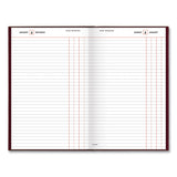 AT-A-GLANCE® Standard Diary Daily Journal, 2026 Edition, Wide/Legal Rule, Red Cover, (210) 12 x 7.75 Sheets (AAGSD37713) Each