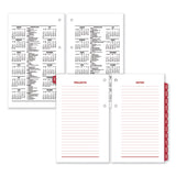 AT-A-GLANCE® Desk Calendar Refill with Tabs, 3.5 x 6, White Sheets, 12-Month (Jan to Dec): 2026 (AAGE717T50) Each