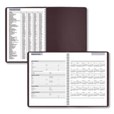 AT-A-GLANCE® DayMinder Weekly Appointment Book, Vertical-Column Format, 11 x 8, Burgundy Cover, 12-Month (Jan to Dec): 2026 (AAGG52014) Each