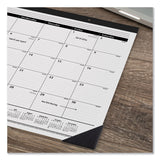 AT-A-GLANCE® Ruled Desk Pad, 22 x 17, White Sheets, Black Binding, Black Corners, 12-Month (Jan to Dec): 2026 (AAGSK2400) Each