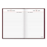 AT-A-GLANCE® Standard Diary Daily Reminder Book, 2026 Edition, Medium/College Rule, Red Cover, (201) 8.25 x 5.75 Sheets (AAGSD38913) Each