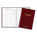 AT-A-GLANCE® Standard Diary Daily Reminder Book, 2026 Edition, Medium/College Rule, Red Cover, (201) 8.25 x 5.75 Sheets (AAGSD38913) Each