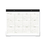 AT-A-GLANCE® Two-Color Desk Pad, 21.75 x 17, White Sheets, Black Binding, Clear Corners, 12-Month (Jan to Dec): 2026 (AAGGG250000) Each
