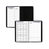 AT-A-GLANCE® DayMinder Daily Appointment Book, 8 x 5, Black Cover, 12-Month (Jan to Dec): 2026 (AAGSK4400) Each