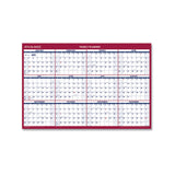 AT-A-GLANCE® Erasable Vertical/Horizontal Wall Planner, 24 x 36, White/Blue/Red Sheets, 12-Month (Jan to Dec): 2026 (AAGPM2628) Each