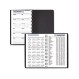 AT-A-GLANCE® DayMinder Daily Appointment Book, 8.5 x 5.5, Black Cover, 12-Month (Jan to Dec): 2026 (AAGG10000) Each